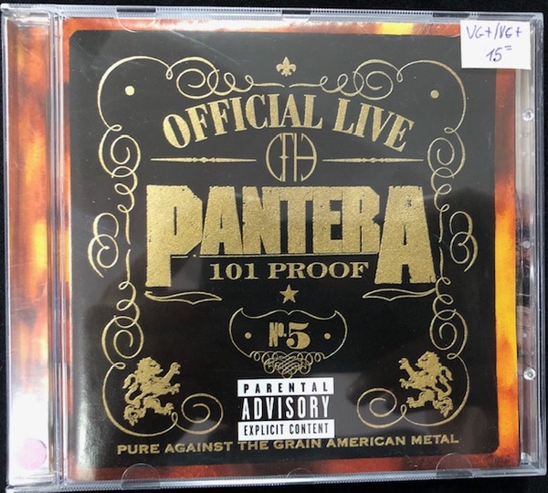 Pantera ‎– Official Live: 101 Proof