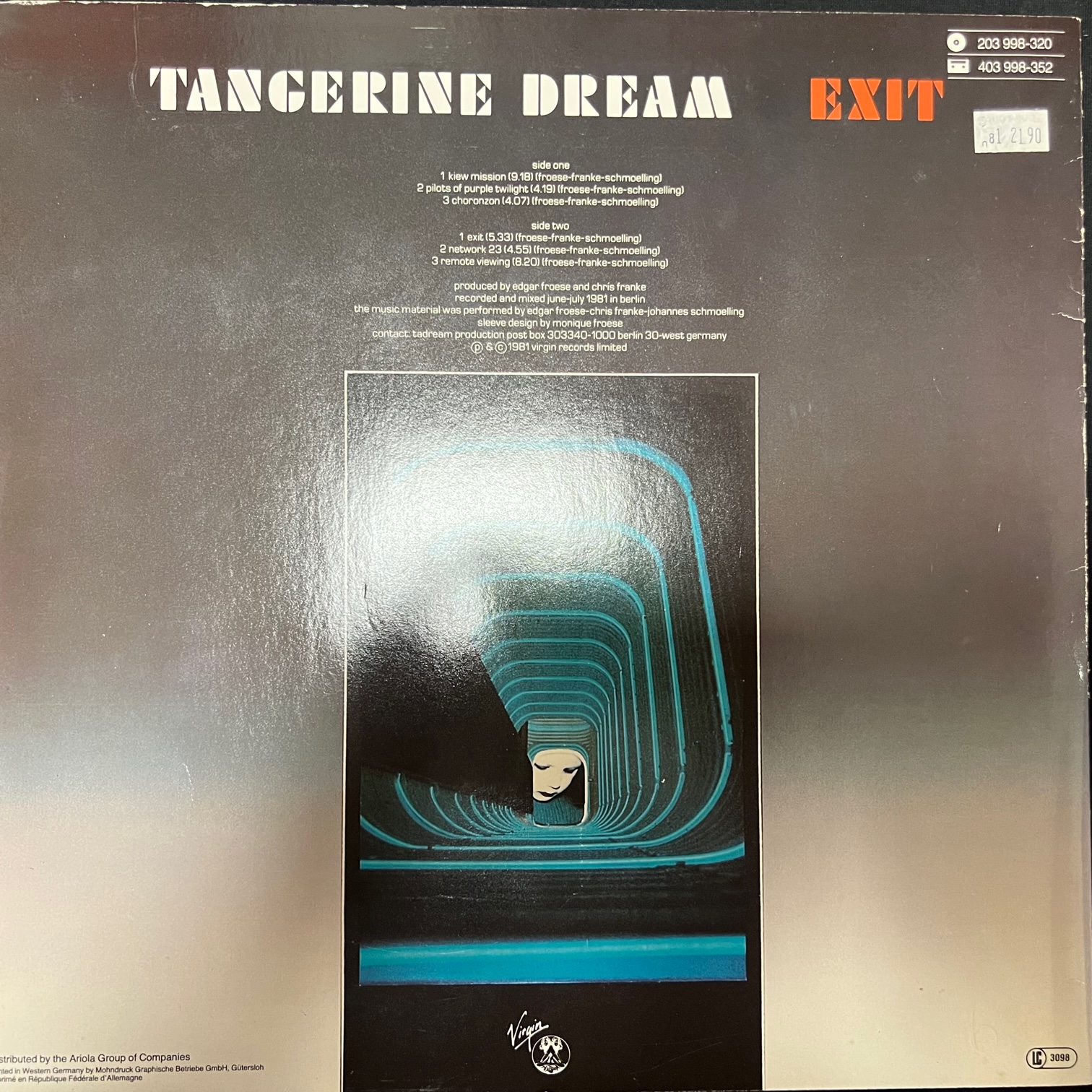 Tangerine Dream Exit