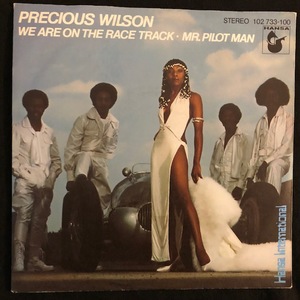 Precious Wilson ‎– We Are On The Race Track / Mr. Pilot Man
