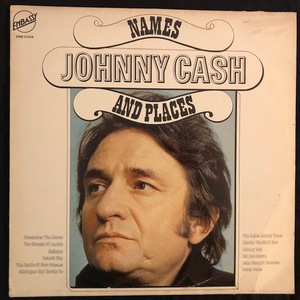 Johnny Cash ‎– Names And Places