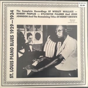 Various ‎– St. Louis Piano Blues 1929-1934