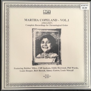 Martha Copeland ‎– Vol.1: (1923-1927) Complete Recorded Works In Chronological Order