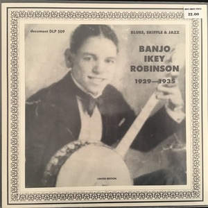 Banjo Ikey Robinson ‎– Blues, Skiffle & Jazz 1929-1935
