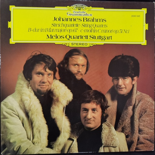 Johannes Brahms, Melos Quartett Stuttgart – Streichquartette - String Quartets: B-Dur (In B-Flat Major) Op. 67; C-Moll (In C Minor) Op. 51 Nr. 1
