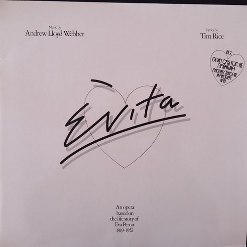 Andrew Lloyd Webber And Tim Rice ‎– Evita
