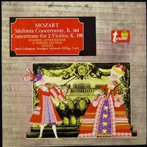Mozart ‎– Sinfonia Concertante, K.364 / Concertone In C, K.190