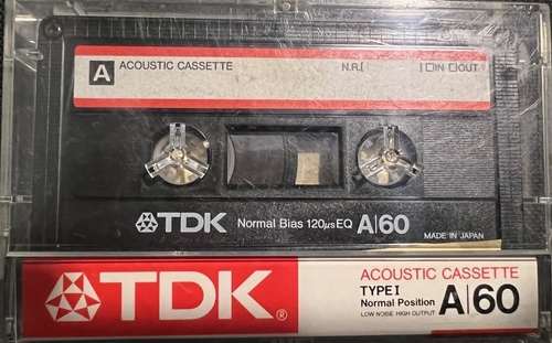 Употребявани Аудиокасетки TDK A60